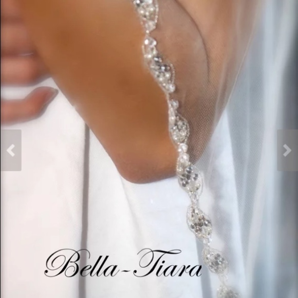 Cathedral beaded veil - Swarovski crystals
